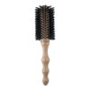 Philip B Botanical Round Hairbrush, Polished Mahogany Handle - Large (65mm)